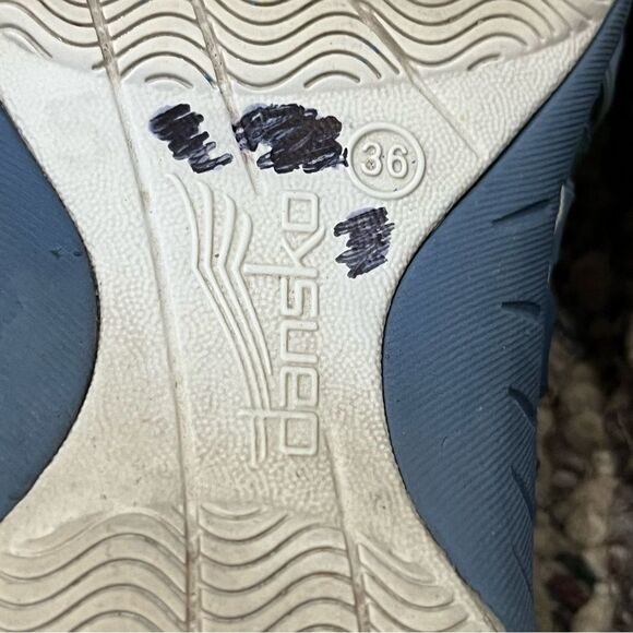 Dansko Henriette Sneakers EU 36 Blue Denim Suede Comfort Walking Shoes Women’s 6 - Picture 14 of 14